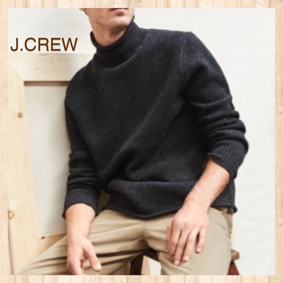 J Crew Brown Roll Neck Longsleeve 